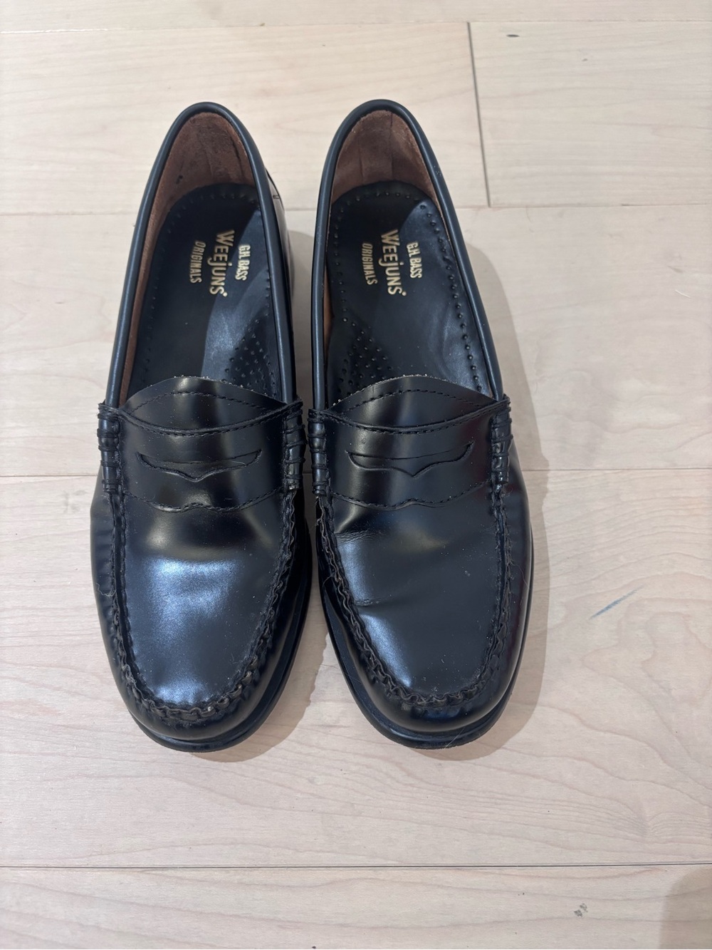 G.H. Bass & Co. Black Penny Loafers